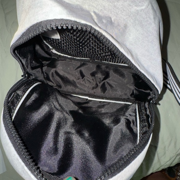 Adidas Light Gray Backpack with Black Interior - Picture 4 of 5